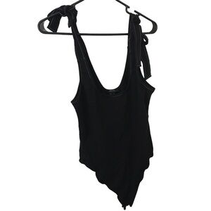 3/$15 Forever 21 black tie shoulder strap bodysuit